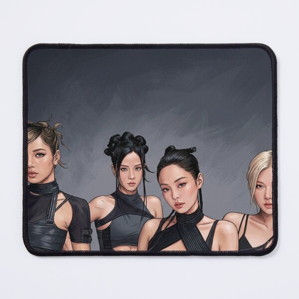 Item preview, BlackPink Dark Edges Kpop Pop Music Idols Music designed and sold by Mind Space.