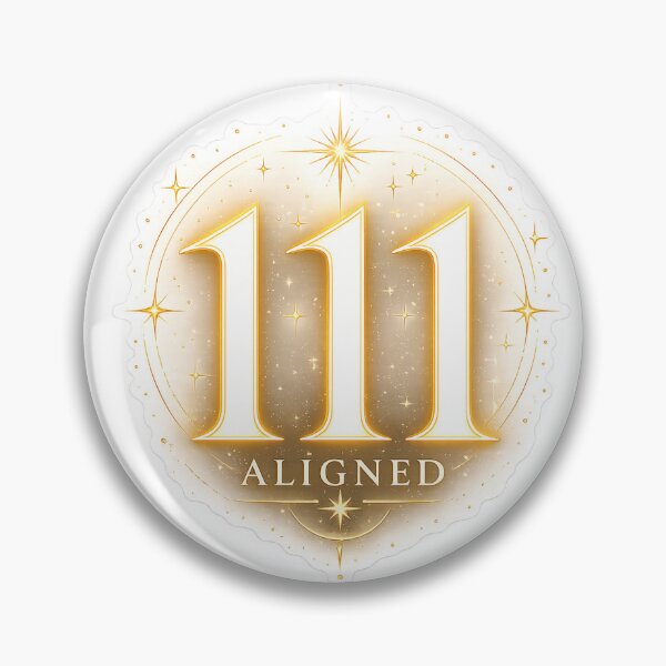 Item preview, 111 Aligned Sticker – Angel Number Spiritual Glow Design designed and sold by Puraenergia Stickers.