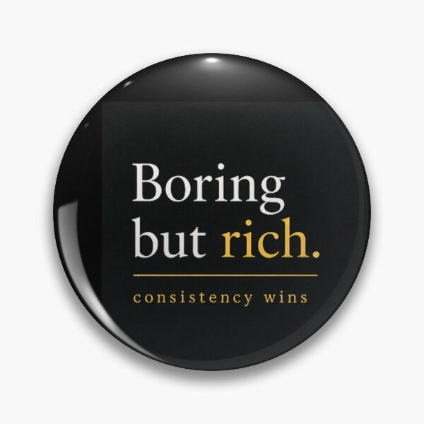 Item preview, Boring But Rich Minimalist Wealth Design designed and sold by Kupeliemre.