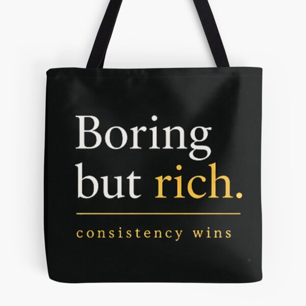 Item preview, Boring But Rich Minimalist Wealth Design designed and sold by Kupeliemre.