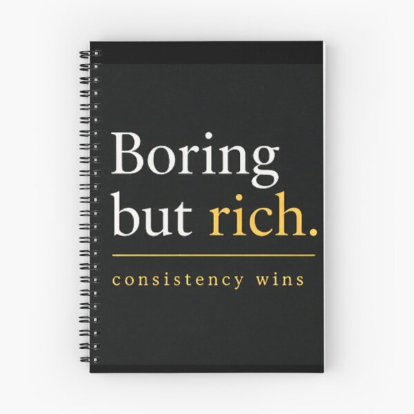 Item preview, Boring But Rich Minimalist Wealth Design designed and sold by Kupeliemre.