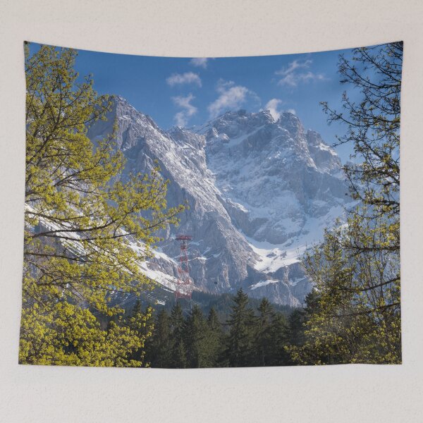 Item preview, A Peek at the Majestic Zugspitze Peak  designed and sold by Kasia Design.