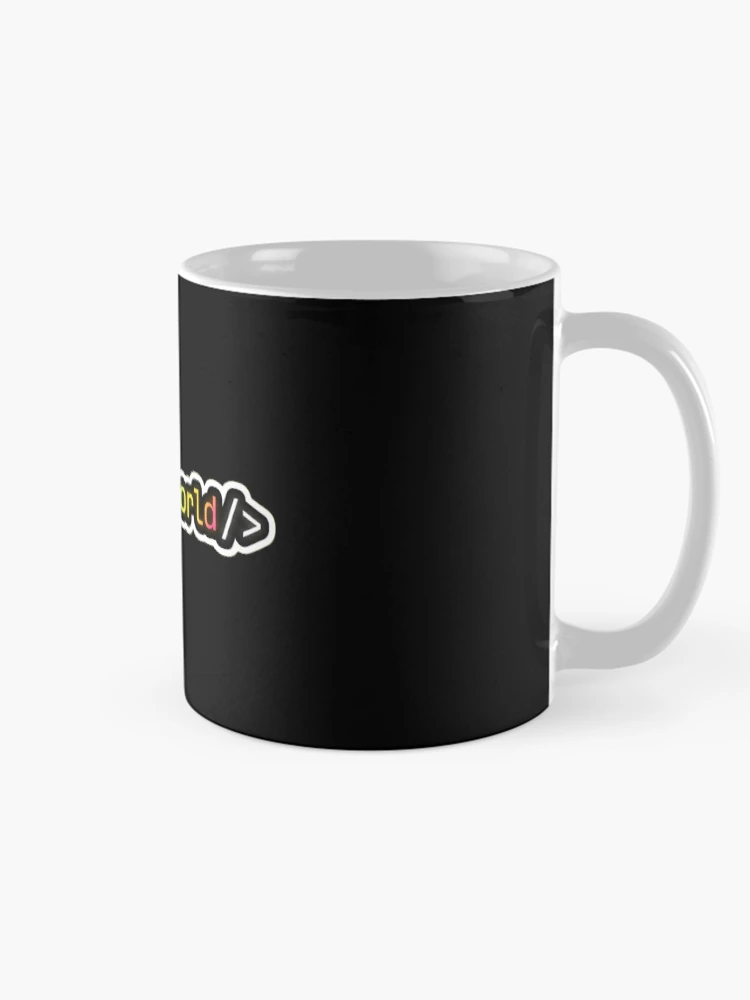 Thumbnail 3 of 6, Coffee Mug, Hello World Neon Programmer First Code Syntax designed and sold by AkDesign022.
