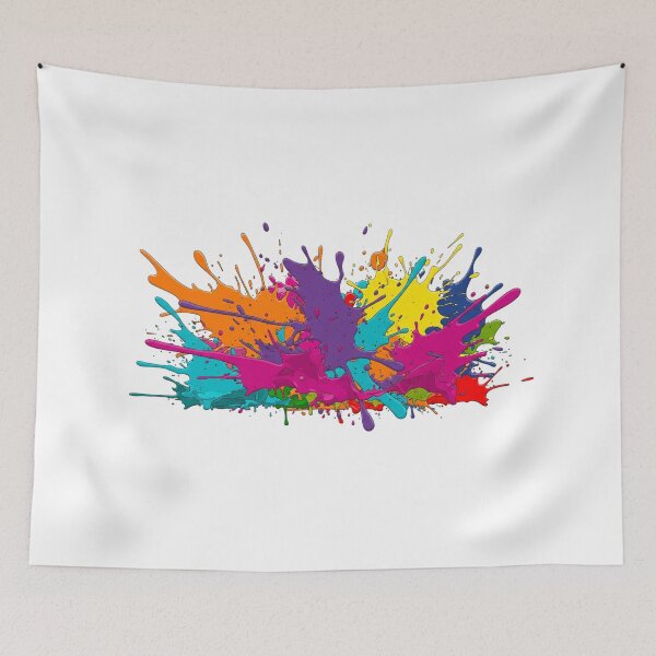 Item preview, Colorful Paint Splash Abstract Explosion designed and sold by PixorStudio.