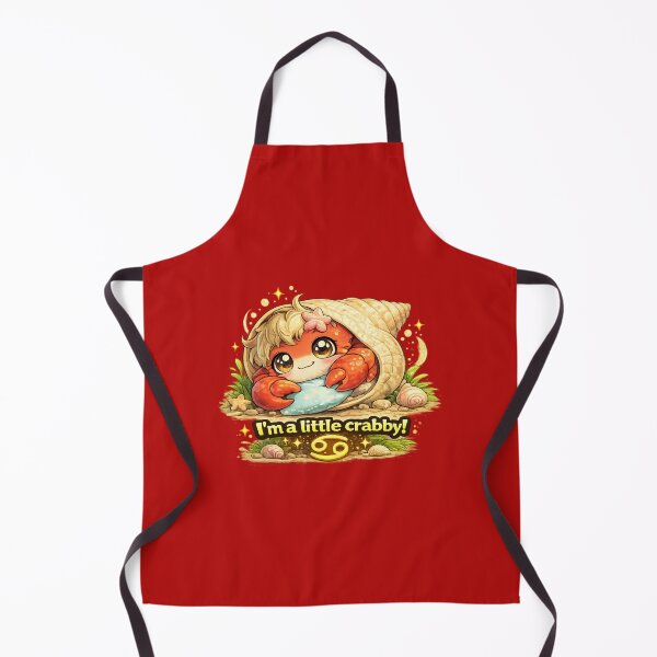 Item preview, Funny Cute Cancer Crab Big Eyes Kawaii Zodiac Cartoon I’m a Little Crabby designed and sold by StickyDelights.