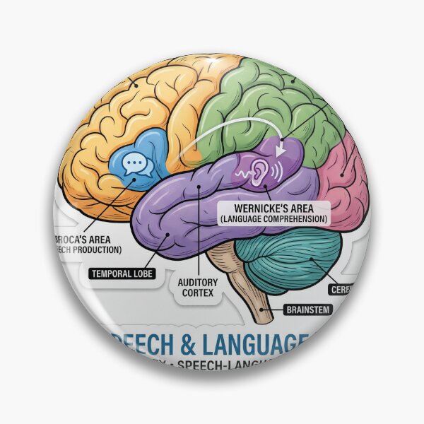 Item preview, The Speech e Language Brain designed and sold by RayOligon.