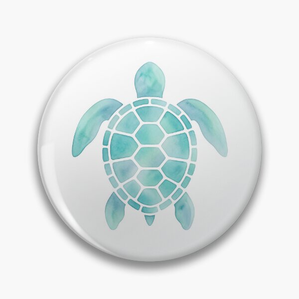 Item preview,  Watercolor Blue Sea Turtle designed and sold by shellle in the ocean.