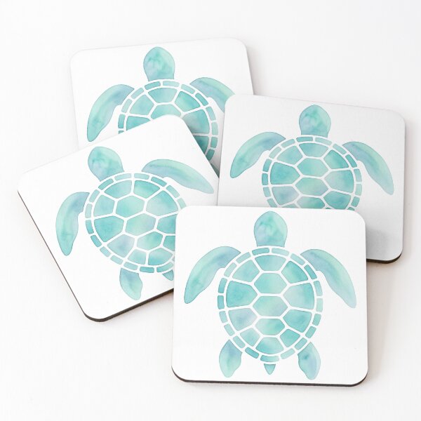 Item preview,  Watercolor Blue Sea Turtle designed and sold by shellle in the ocean.