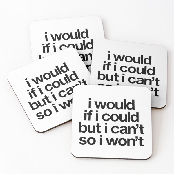 Item preview, I would if I could... designed and sold by The Common Tee.