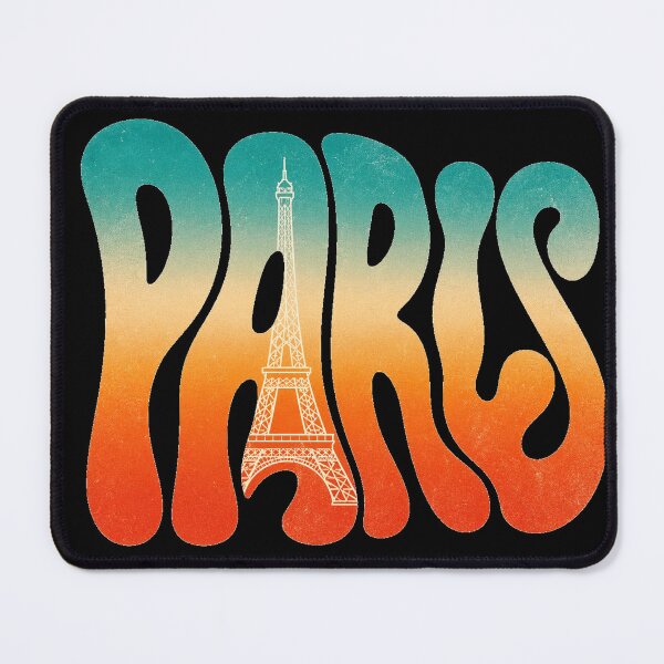 Item preview, Paris State of Mind | Retro Wavy Aesthetic Eiffel Tower Streetwear designed and sold by JD TREND.