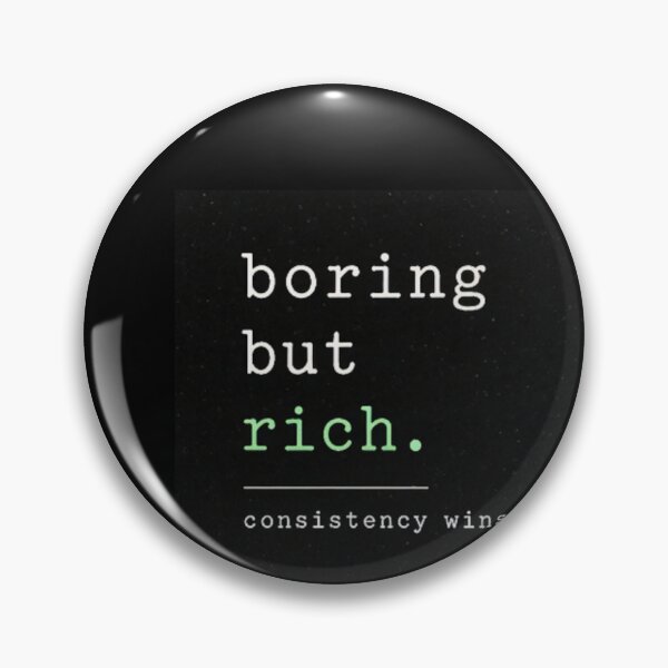Item preview, Boring But Rich Minimalist Wealth Design designed and sold by Kupeliemre.