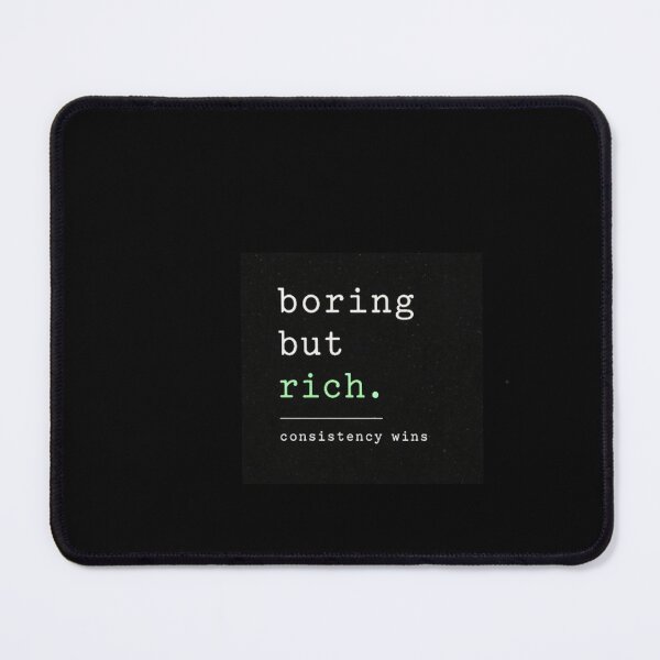 Item preview, Boring But Rich Minimalist Wealth Design designed and sold by Kupeliemre.