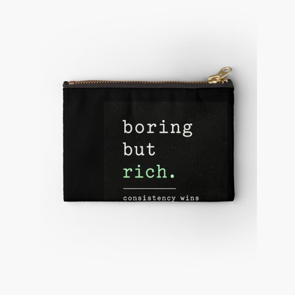 Item preview, Boring But Rich Minimalist Wealth Design designed and sold by Kupeliemre.