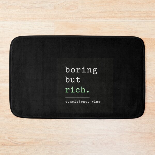 Item preview, Boring But Rich Minimalist Wealth Design designed and sold by Kupeliemre.