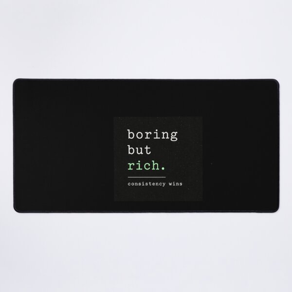 Item preview, Boring But Rich Minimalist Wealth Design designed and sold by Kupeliemre.