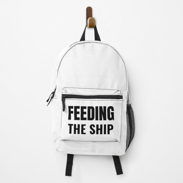 Item preview, Feeding the Ship (Black) designed and sold by ShipCrewNation.