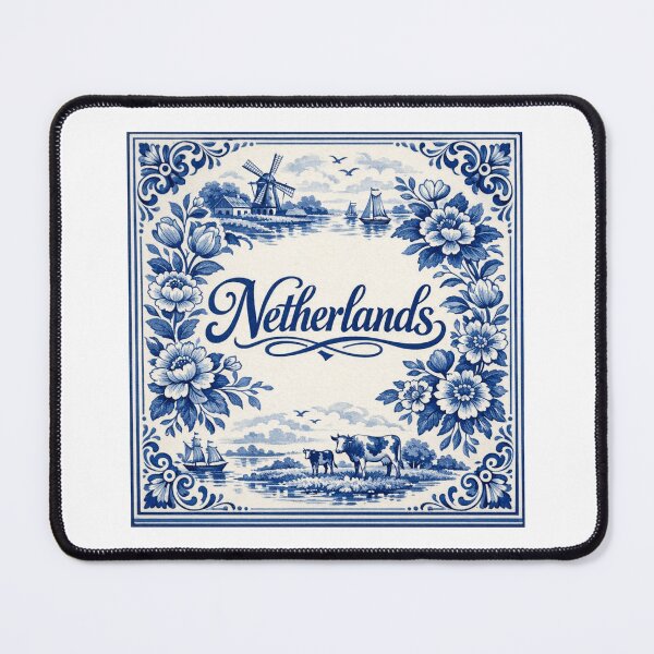 Item preview, Classic Netherlands in Delft Blue designed and sold by DutchView22.