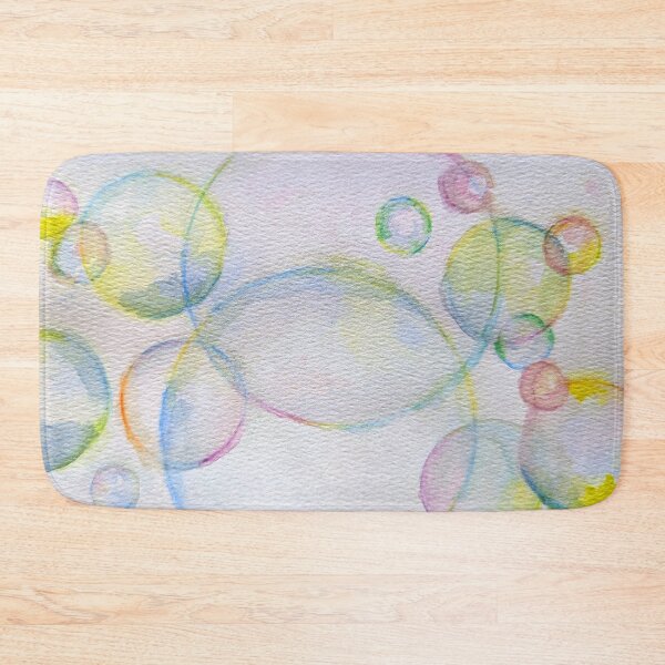 Item preview, Chasing  Bubbles Playful Watercolor  designed and sold by Cessy Kaplan.