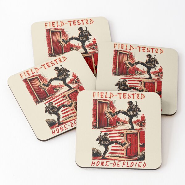 Item preview, Field Tested Home Deployed - Anti Fascist, Anti Authoritarian, Protest designed and sold by SpaceDogLaika.