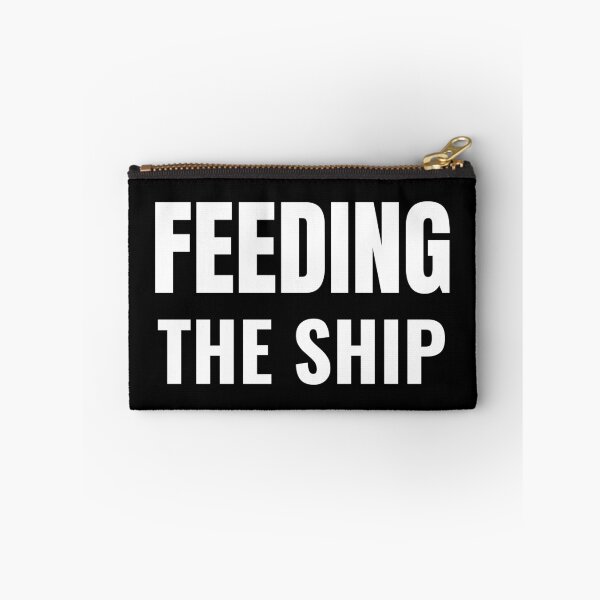 Item preview, Feeding the Ship (White) designed and sold by ShipCrewNation.