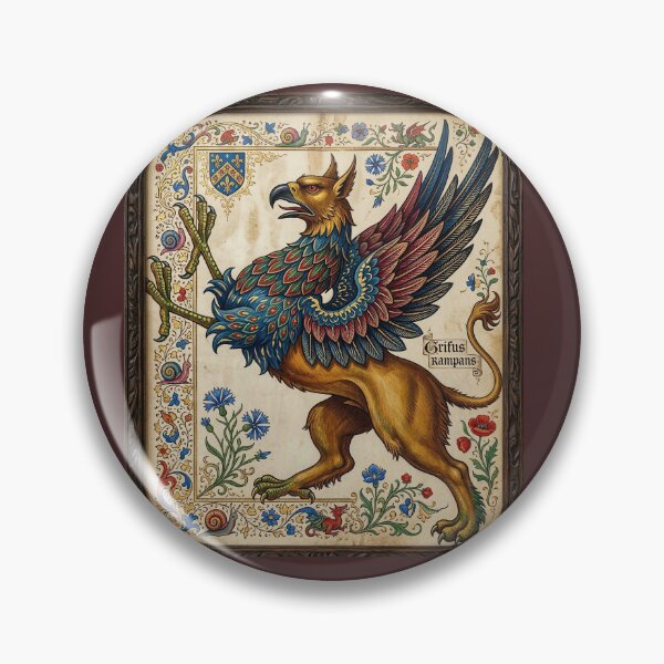 Item preview, Vintage Griffin Painting designed and sold by MorningFive.