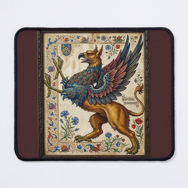 Item preview, Vintage Griffin Painting designed and sold by MorningFive.