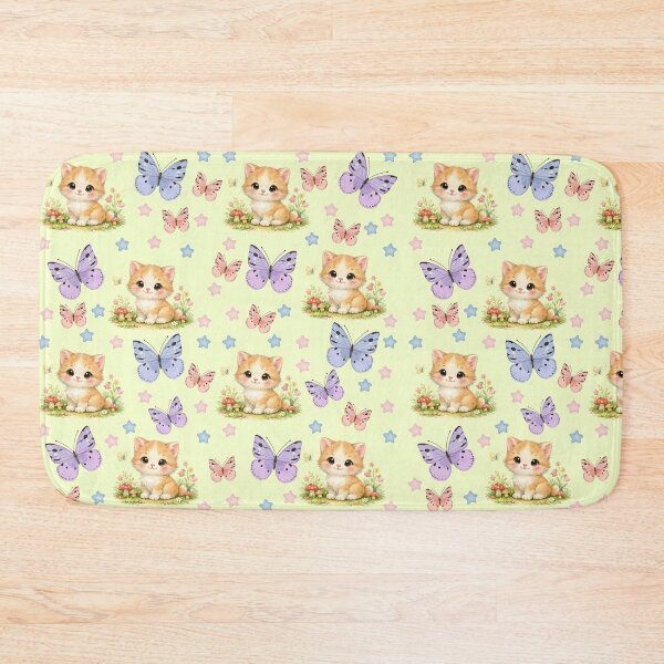 Item preview, Cute Cat Pattern designed and sold by Victoria Riabov.