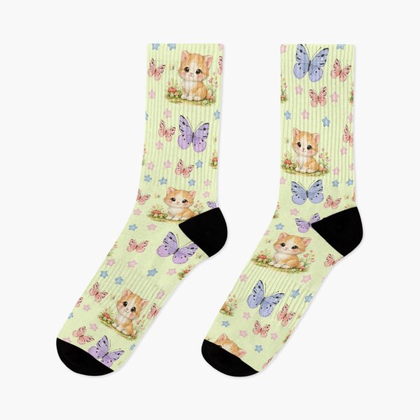 Item preview, Cute Cat Pattern designed and sold by Victoria Riabov.