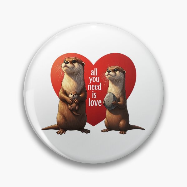Item preview, You Are My Significant Otter - All You Need Is Love Cute Otter Couple designed and sold by Joruproyect.