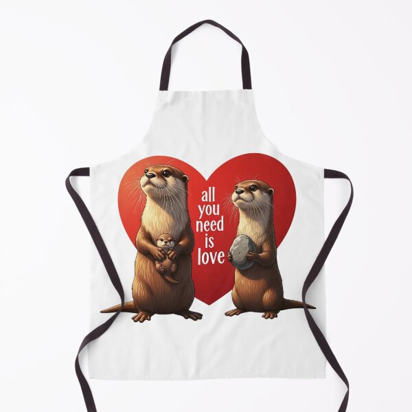 Item preview, You Are My Significant Otter - All You Need Is Love Cute Otter Couple designed and sold by Joruproyect.