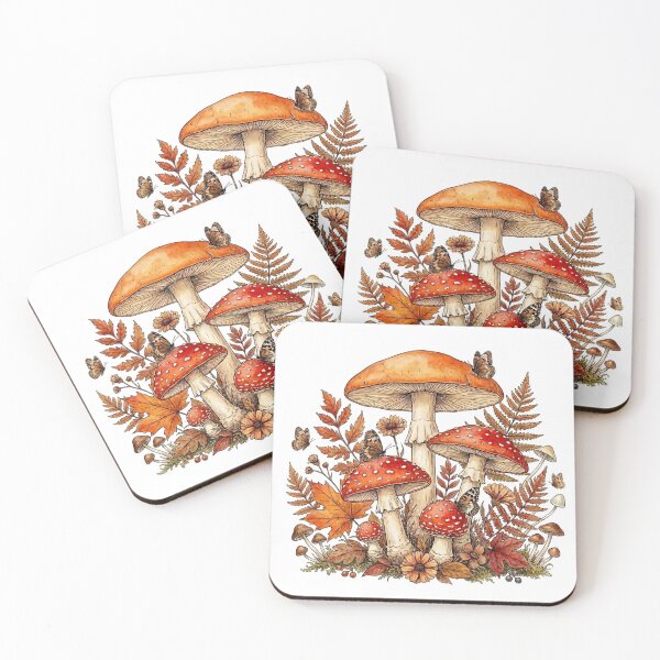 Item preview, The Perfect Aesthetic for Nature Lovers - Autumn Mushrooms and Forest Flora designed and sold by Joruproyect.