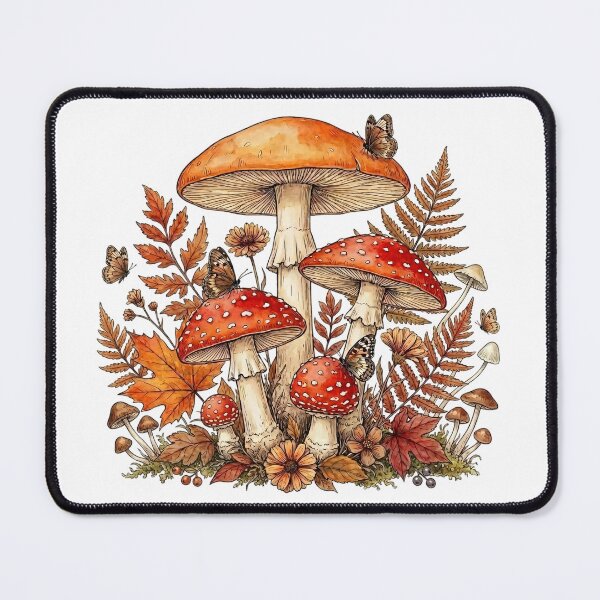 Item preview, The Perfect Aesthetic for Nature Lovers - Autumn Mushrooms and Forest Flora designed and sold by Joruproyect.