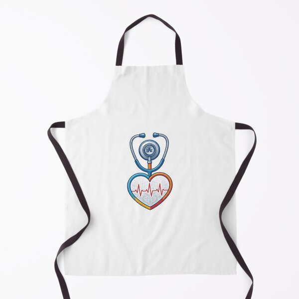 Item preview, Nurse Stethoscope Heart EKG Medical Professional Art designed and sold by AkDesign022.