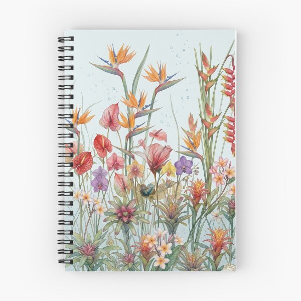 Item preview, Tropical Flower Watercolor Botanical Print - Jungle Style designed and sold by Luz-Creativa.