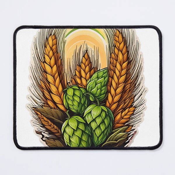 Item preview, Beer Brewing - Hops Wheat barley - Home Brew designed and sold by CattlettArt.