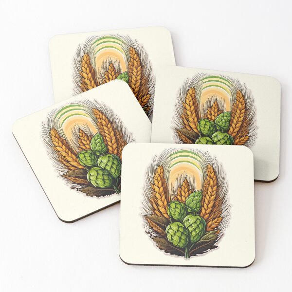 Item preview, Beer Brewing - Hops Wheat barley - Home Brew designed and sold by CattlettArt.