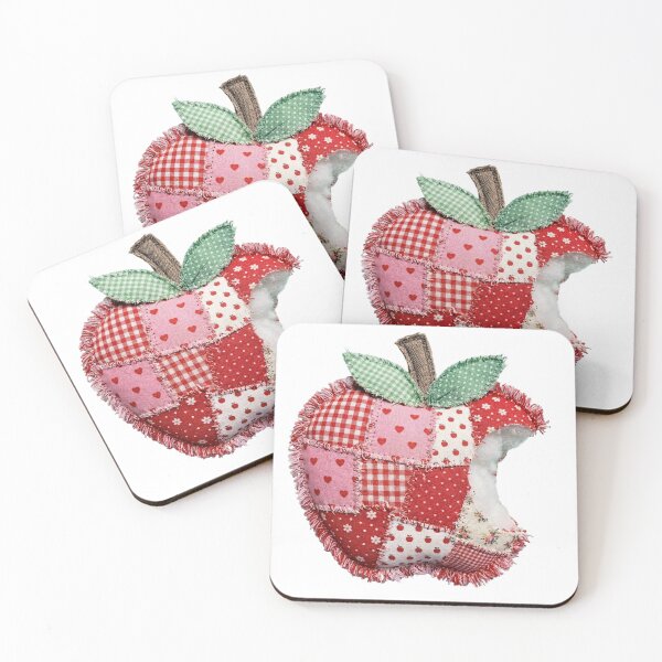 Item preview, You Love the Art of Quilting - Patchwork Apple Sewn with Love designed and sold by Joruproyect.