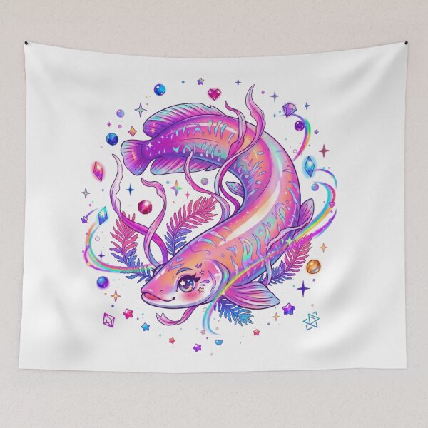 Item preview, Fish in the cave designed and sold by PP&RAINBOW SHOP.