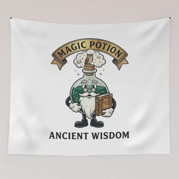 Item preview, Botto Ancient Wisdom Magic Potion Wizard Character designed and sold by JVDesignsShop.
