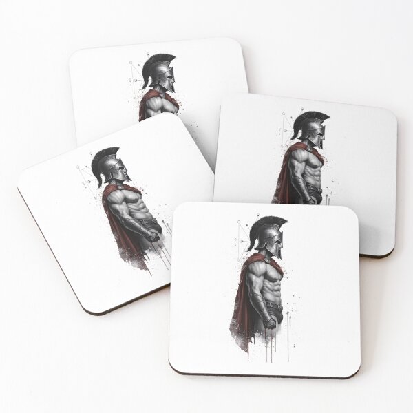 Item preview, You Define Your Own Strength - Gritty Spartan Warrior Sketch Art designed and sold by Joruproyect.