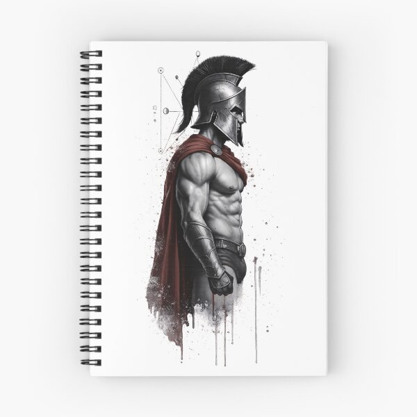 Item preview, You Define Your Own Strength - Gritty Spartan Warrior Sketch Art designed and sold by Joruproyect.