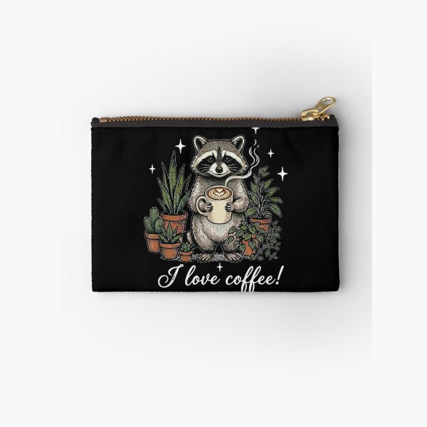 Item preview, Coffee First, Everything Else Later - Raccoon Needs Caffeine designed and sold by Joruproyect.