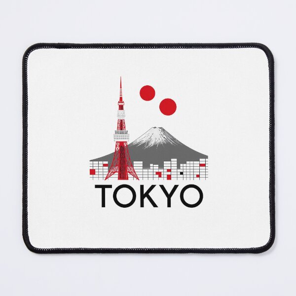 Item preview, Tokyo Neon Never Sleeps – Bauhaus City Art Print, Japan Travel Poster, Geometric Wall Art Gift designed and sold by OzzFrequency.