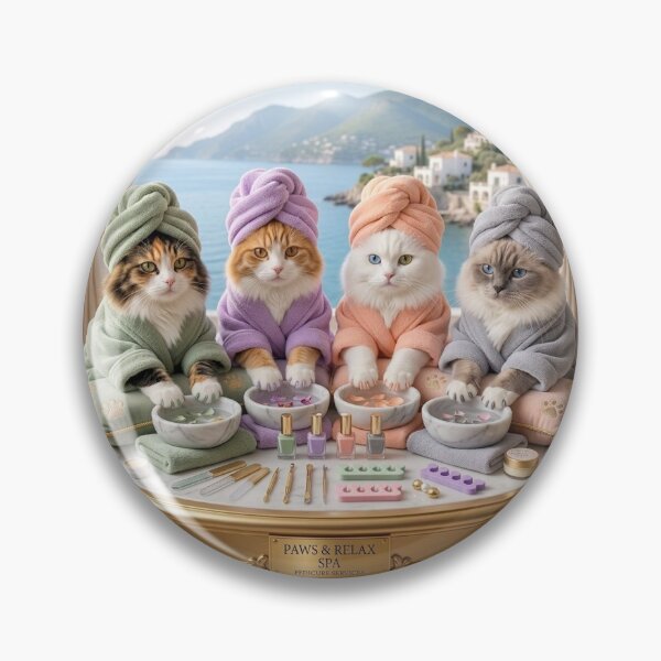 Item preview, Paws & Relax: The Ultimate Feline Spa Experience. designed and sold by JoyNest = "The nest of joy".