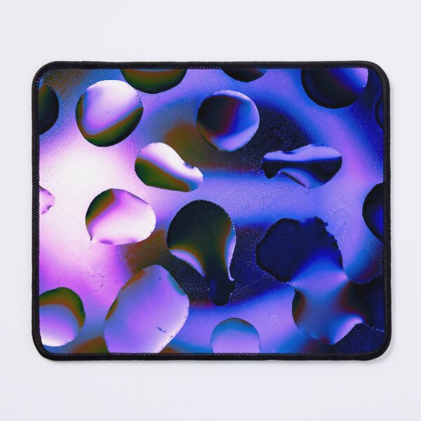 Item preview, Vibrant Liquid Jewels - Abstract Blue and Purple Water Droplets Macro designed and sold by AbulailArt.