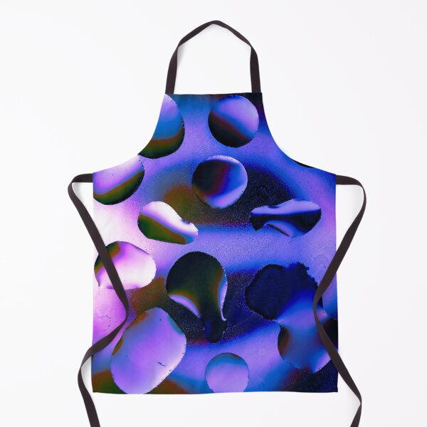 Item preview, Vibrant Liquid Jewels - Abstract Blue and Purple Water Droplets Macro designed and sold by AbulailArt.