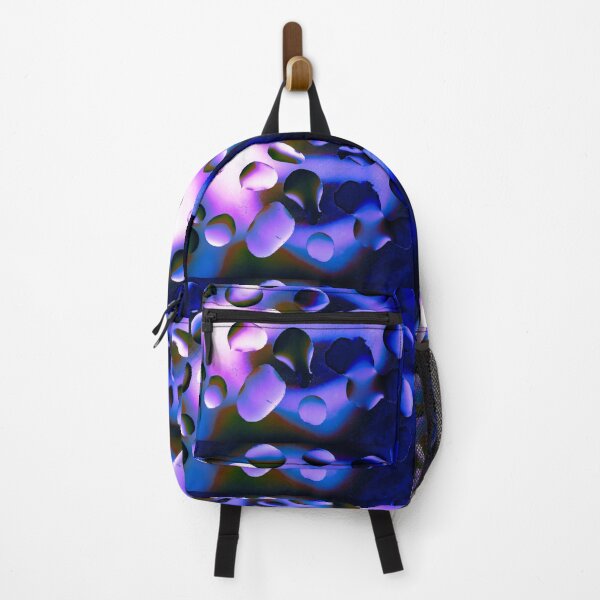Item preview, Vibrant Liquid Jewels - Abstract Blue and Purple Water Droplets Macro designed and sold by AbulailArt.