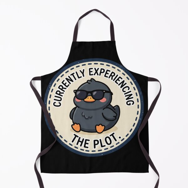 Item preview, Currently Experiencing The Plot - Cool Black Duck With Sunglasses designed and sold by MVPtech.