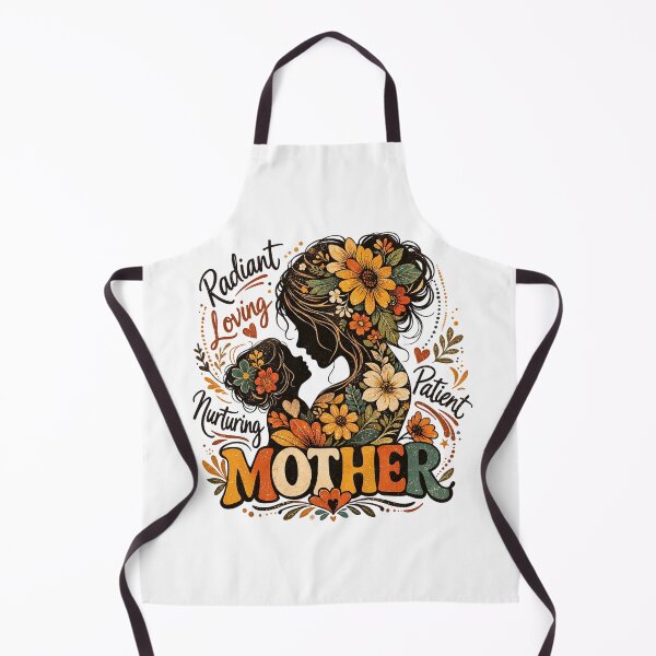 Item preview, Radiant Loving Nurturing Mother Floral Silhouette – Vintage Boho Mother’s Day Gift for Mom, New Mom Gift, Mom Love Art, Floral Mom Shirt Sticker Mug designed and sold by LunarPixel art.