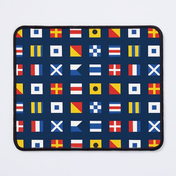 Item preview, Nautical Signal Flags Pattern Colorful Maritime Design designed and sold by AnnSign.